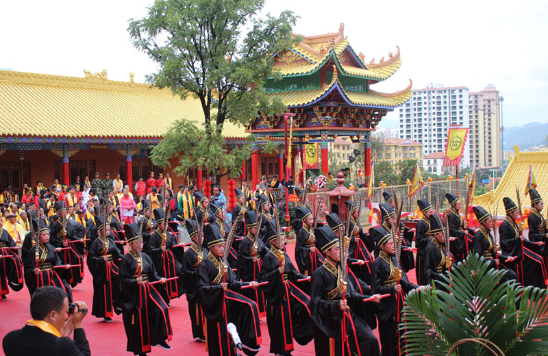 禄劝孔子书院落成暨祭孔大典仪式举行