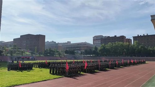 娄底幼儿师范高等专科学校2023级新生军训动员大会