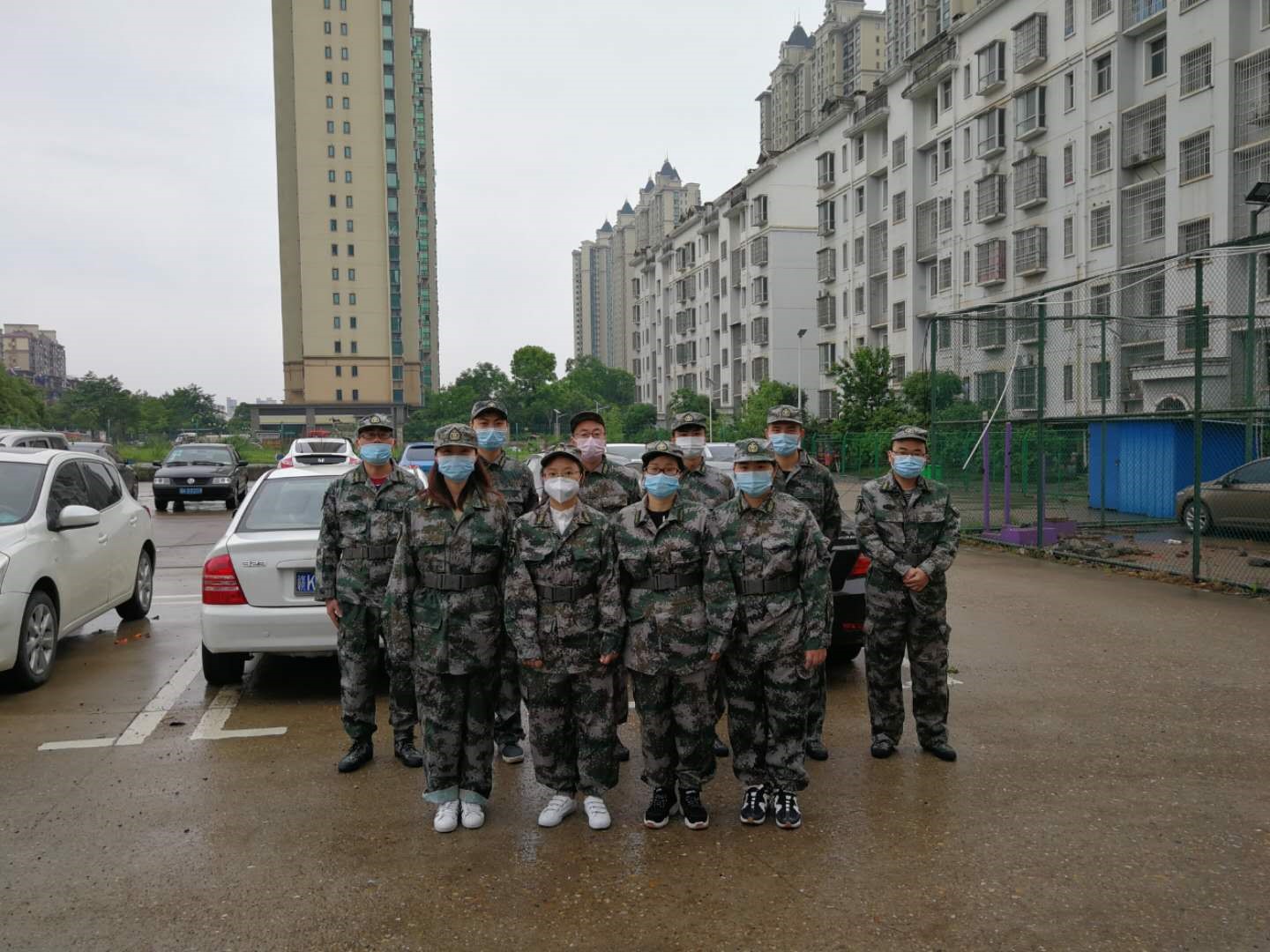 冶院民兵参加仙女湖区网络信息资源安全维护点验大会