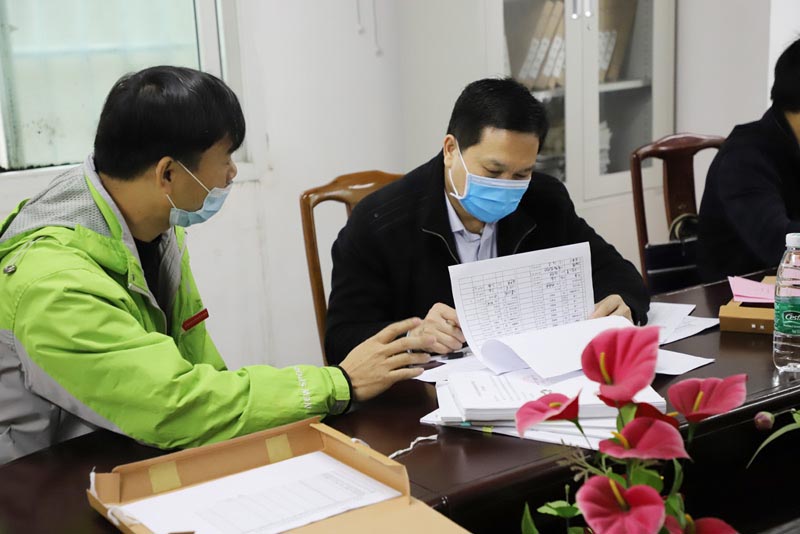 市教育局领导到我校核验和抽查开学准备工作——贵港市白云职业技术学校