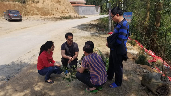 我校科技特派员开展五一假期服务行动