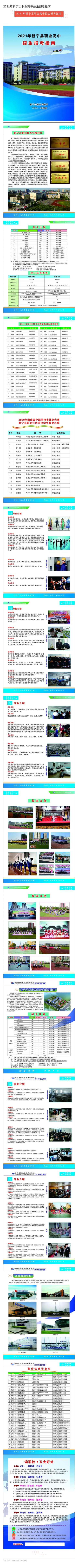 2021年新宁县职业高中招生报考指南