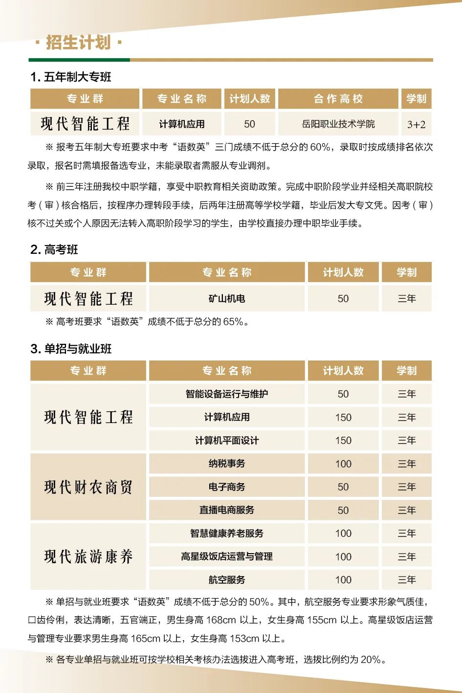 湖南省有色金属中等专业学校2024年招生简章