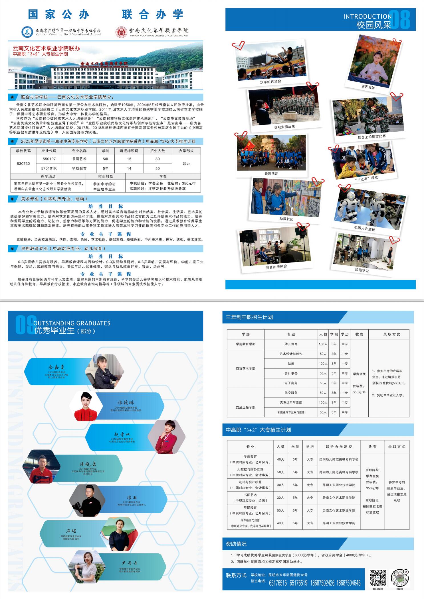 昆明市第一职业中专2023年招生简章