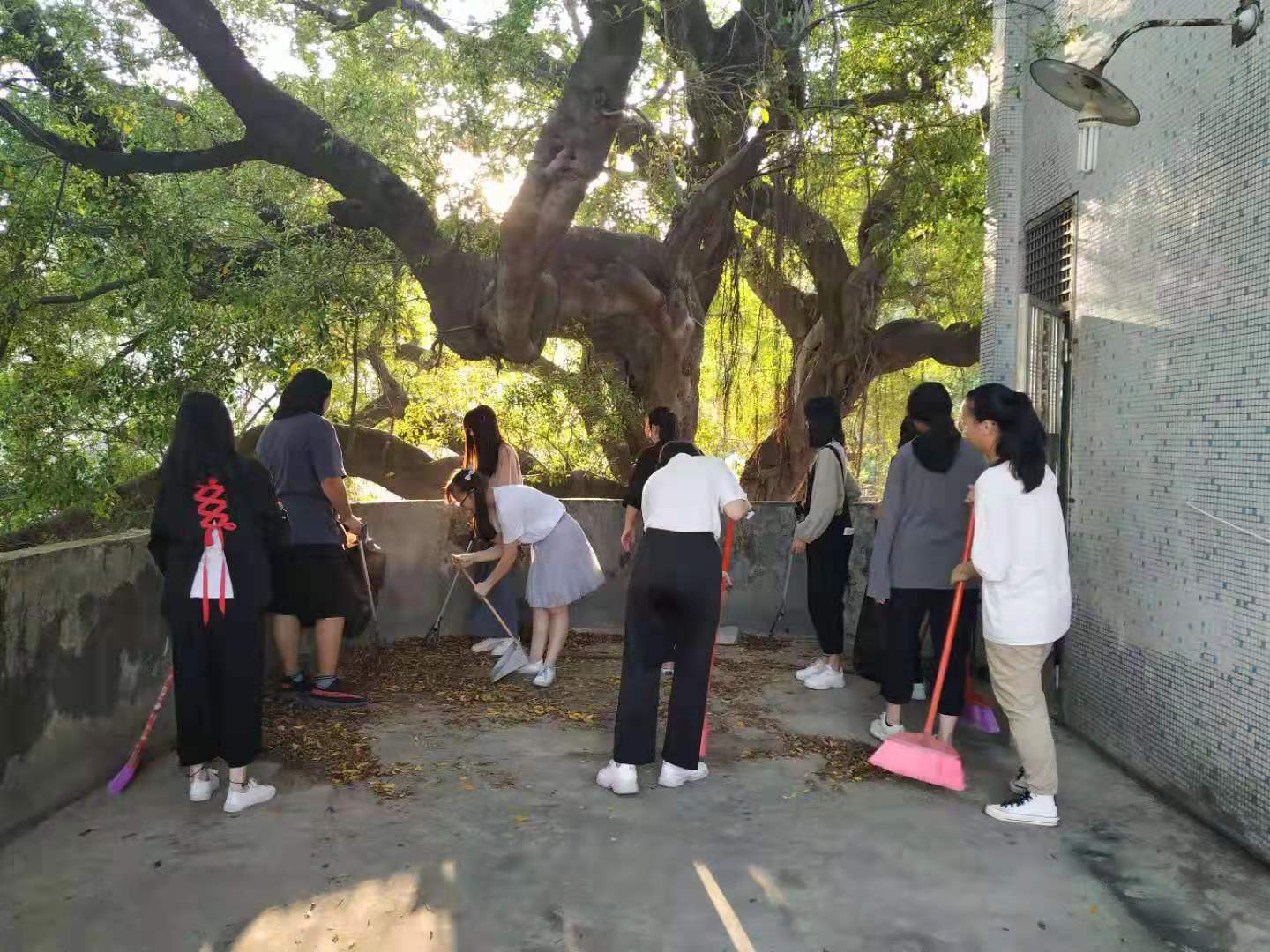 敬老月——我校學(xué)生到埠美社區(qū)開展志愿者服務(wù)