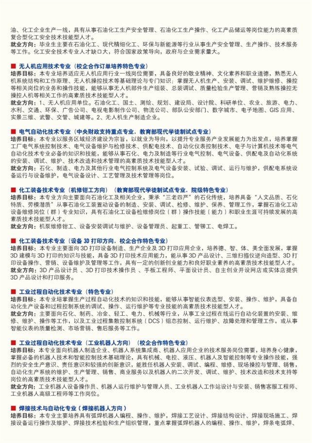 湖南石化职院2018年单独招生简章