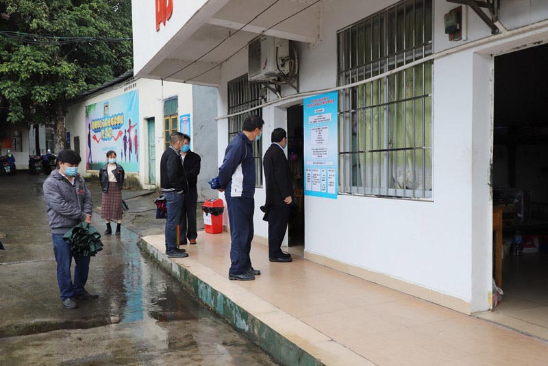 市教育局领导到我校核验和抽查开学准备工作——贵港市白云职业技术学校