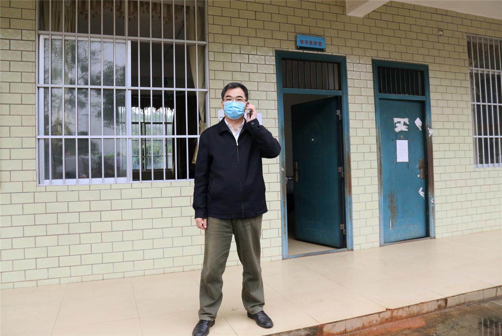 我校明阳校区举行开学复课疫情防控应急演练
