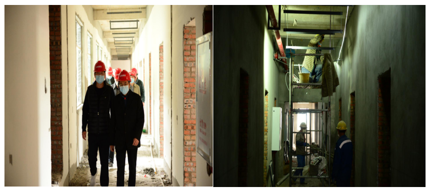 重庆运输职院领导班子现场检查指导新校区建设