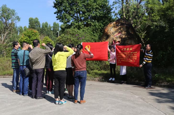 【生動的黨課】感受中醫魅力，重溫入黨誓言——中共霞山區委統戰部聯合黨支部黨員蒞臨我校開展黨員活動