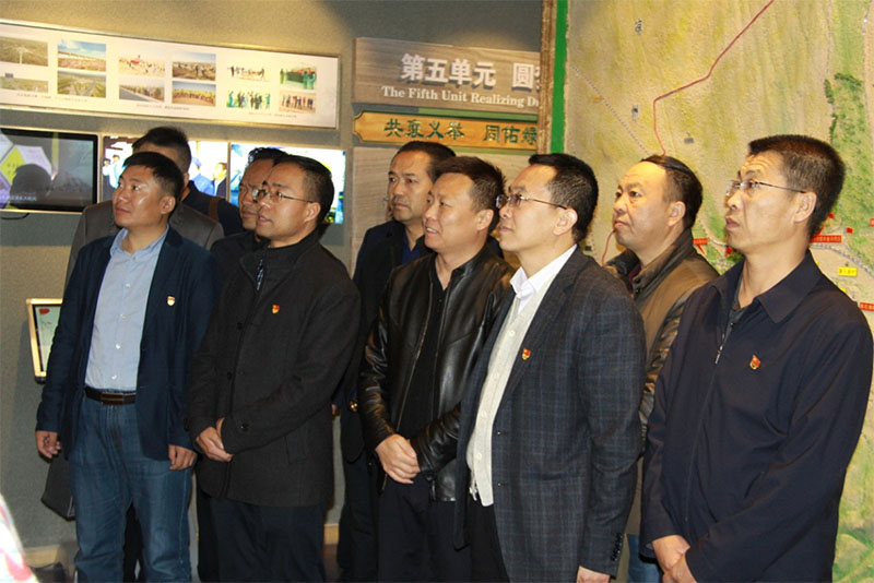 學“時代楷模”踐“初心使命”——學院基層黨組織書記赴古浪縣八步沙開展主題教育實踐活動