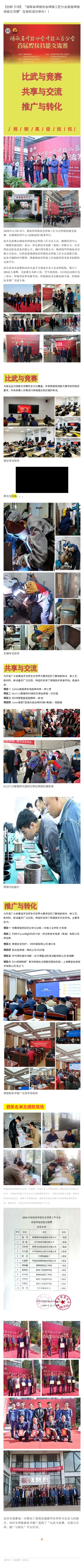 创新 引领   “湖南省焊接协会焊接工匠分会首届焊接技能交流赛”在我校成功举办！！