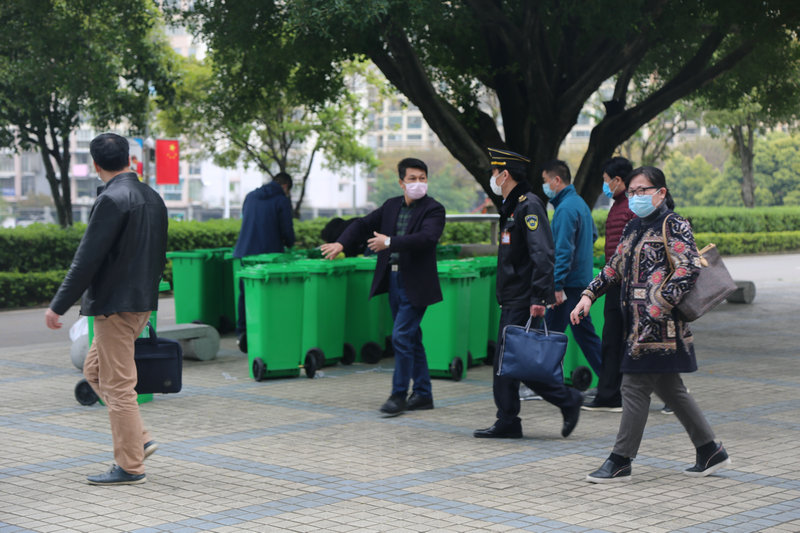 市复学工作领导小组到我院检查指导复学准备工作