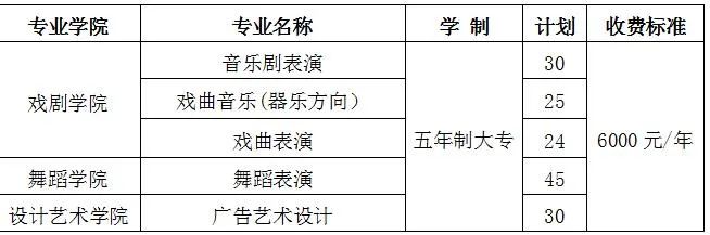 湖南艺术职业学院2023年五年制大专、三年制中专、五年制中专、六年制中专招生简章