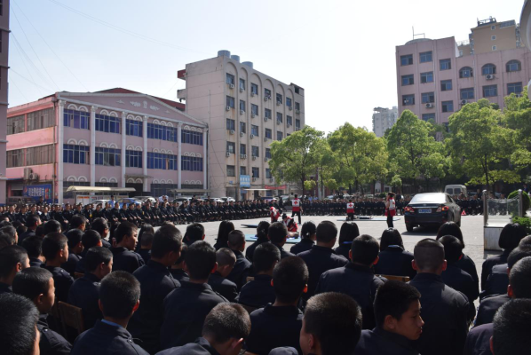 新余司法警官学校 交通事故急救应急演练简报