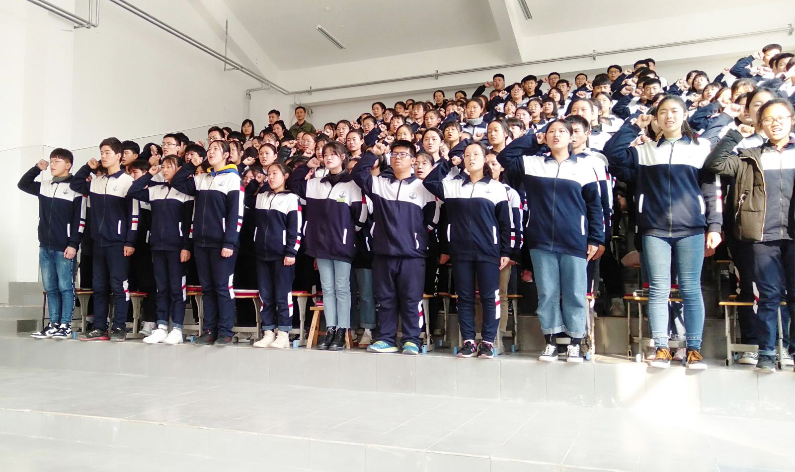 決戰高考，笑傲五月，青春無悔 ——德州信息工程學校召開高考誓師大會